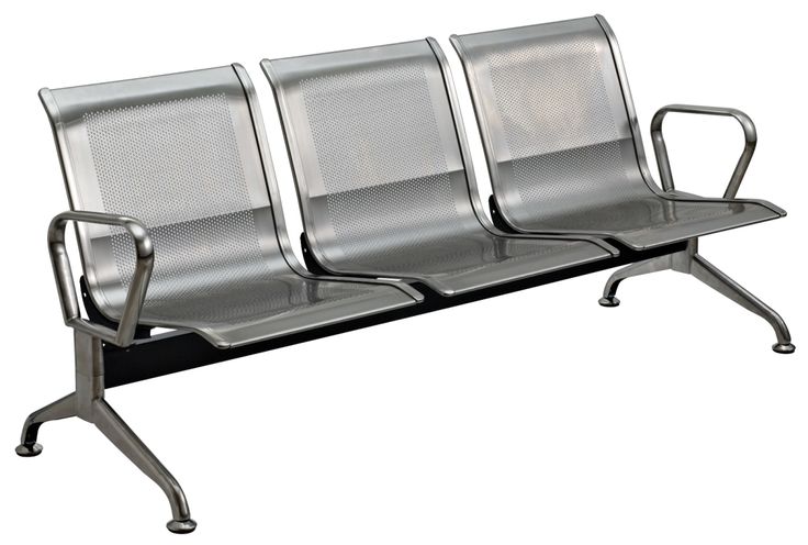 Stainless steel waiting chairs